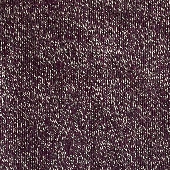 𝅺ROOTS Women’s Wool Button Front Shawl Collar Cardigan Sweater Purple Cream XS - Picture 5 of 6